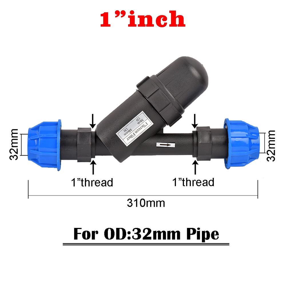 

Фитинги для сетчатого фильтра 120 для труб OD 25/32 мм