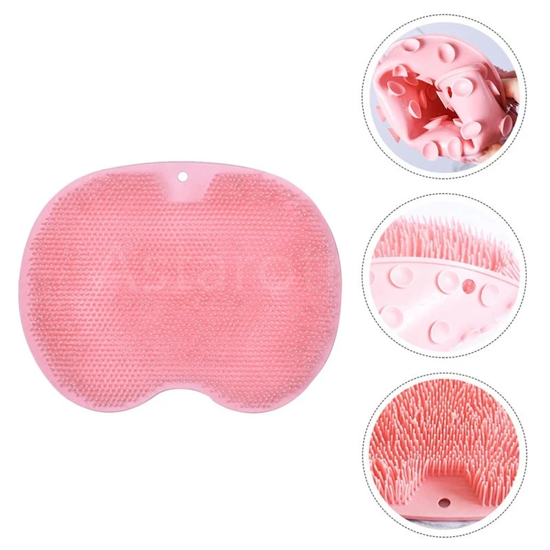 

Shower Foot Scrubber Massager Cleaner Massage Mat Shower Floor Acupressure Mat with Non-Slip Suction Cup for Foot Exfoliation