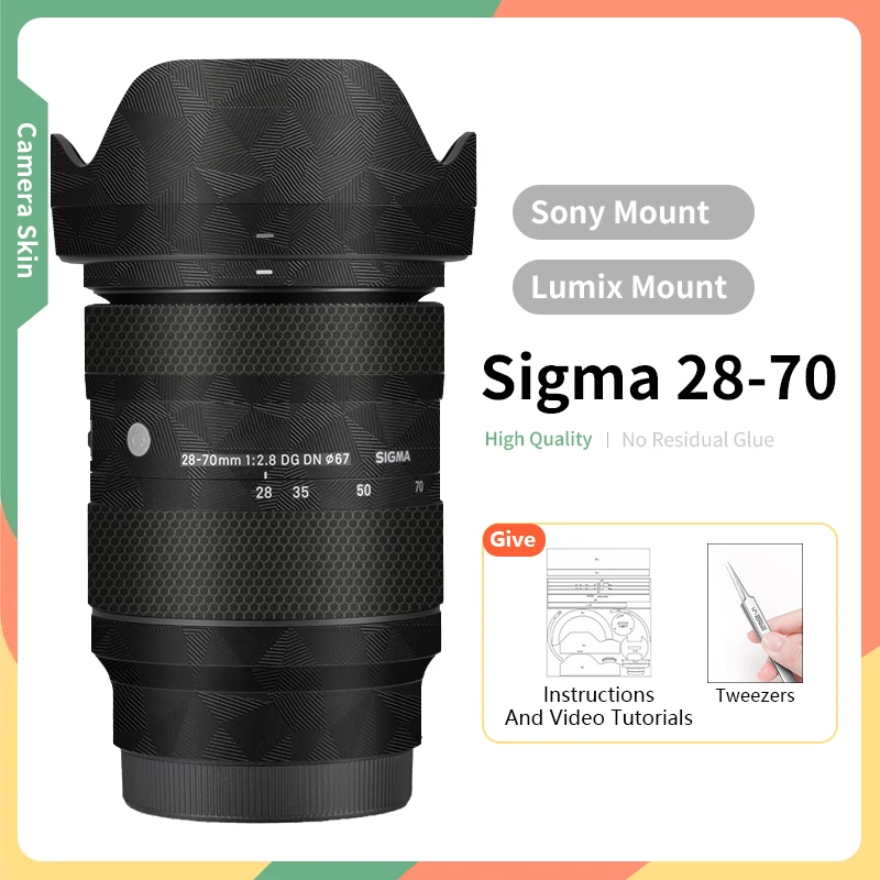 

For Sigma 28 70mm Sony Skin 28-70mm F2.8 DG DN Lens Skin Anti-Scratch Protective Sticker Wrap Skin Green Film More Colors