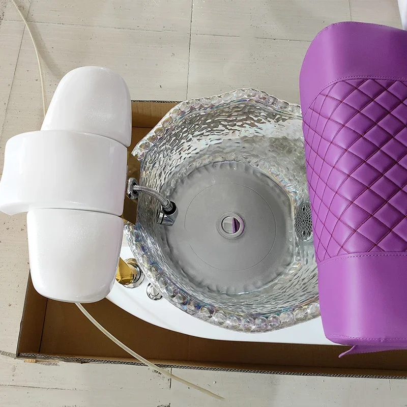 Роскошные электрические массажные кресла для педикюра маникюрный салон