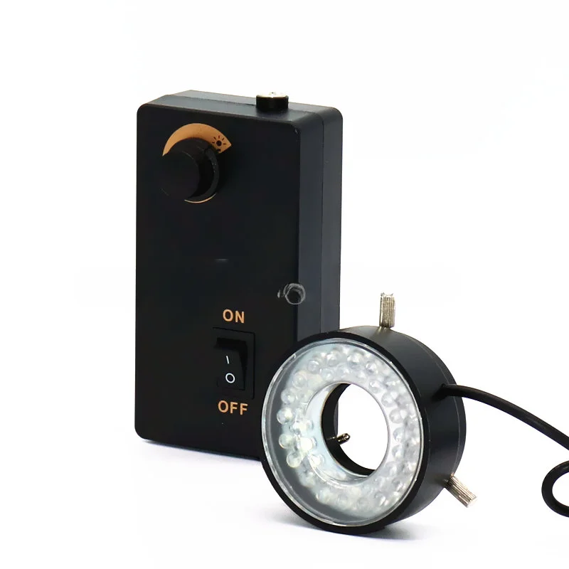 

Mini 10M Ml15 Microscope Light Source Small Ring Light LED Brightness Adjustable Lamp 40 Lamp Beads