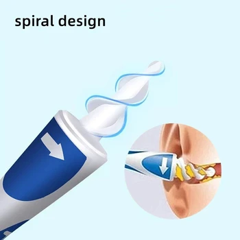 16pcs Ear Cleaner Ear Wax Cleaning Kit Spiral Silicon Ear cleaning Care Tools For Ear Beauty Health Ear Pick Earwax Removal Tool 2