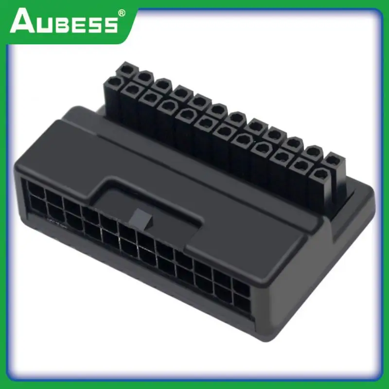 

Steering Head Wiring Computer Motherboard Black Supply 24pin To 90 Degree Connector Adapter Atx Power Diy Mounting Accessories