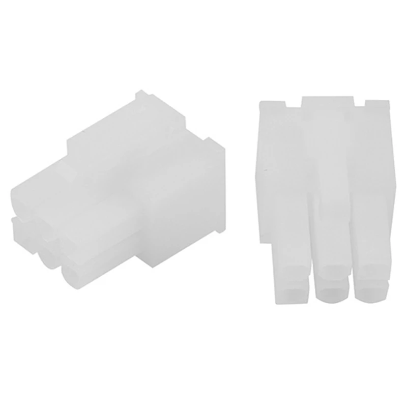 

100 шт. 5557 4,2 мм белый 6P 6-контактный штекер для ПК компьютера ATX графическая карта GPU PCI-E стандартный корпус