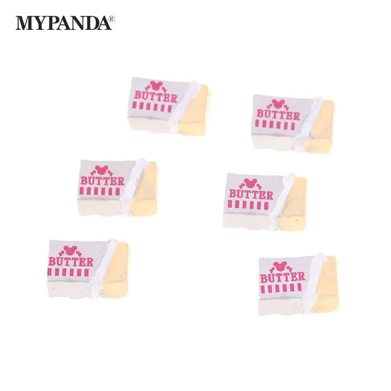 

6 шт./компл. 1:12 миниатюрный кукольный домик, миниатюрные пищевые мини-масла, модель для завтрака, дети, ролевые игры, кухонные игрушки, аксесс...