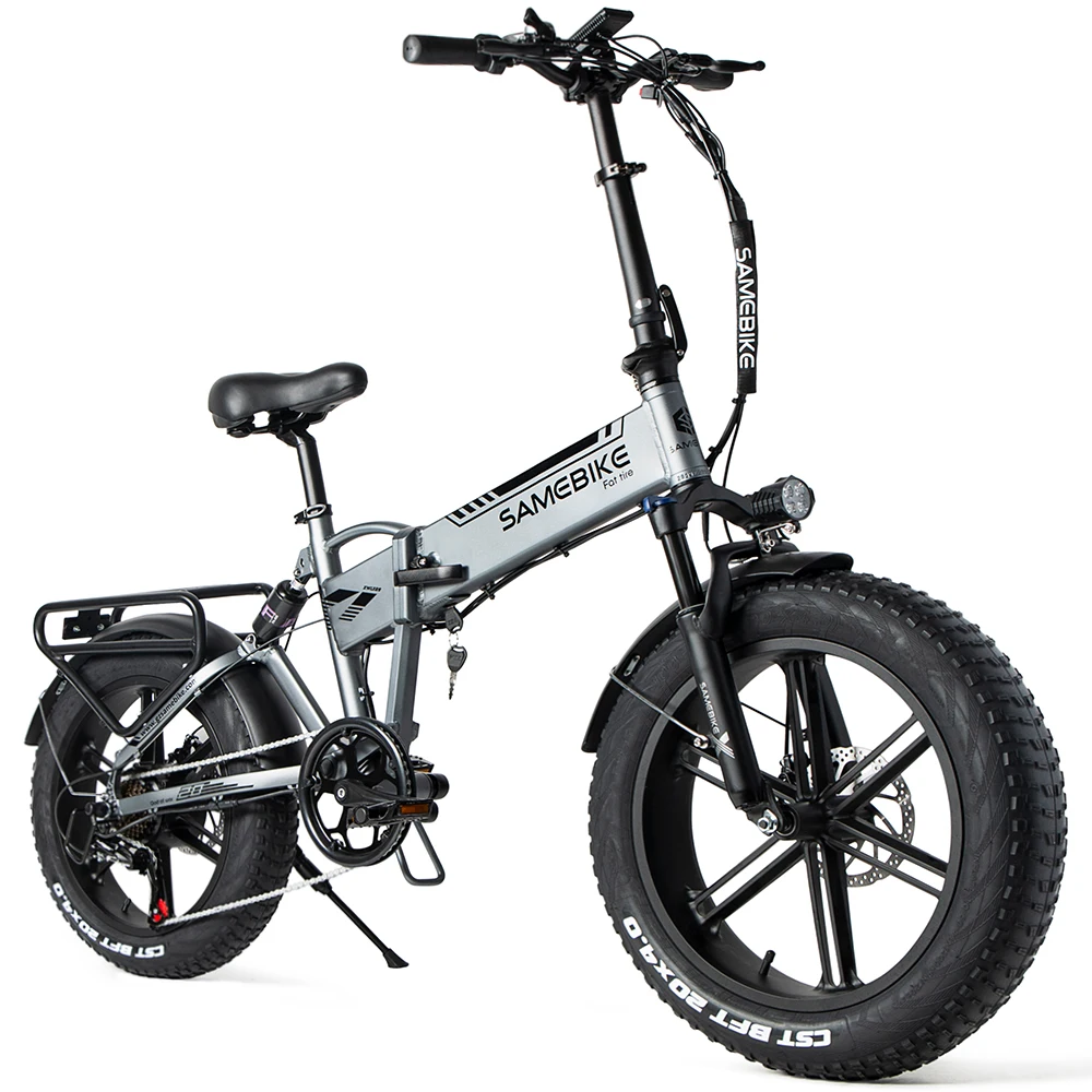 SAMEBIKE XWXL09 bici elettrica 500W 48V 10AH 20 pollici piega MTB bici grasso pneumatico bicicletta elettrica sospensione completa MTB Ebike