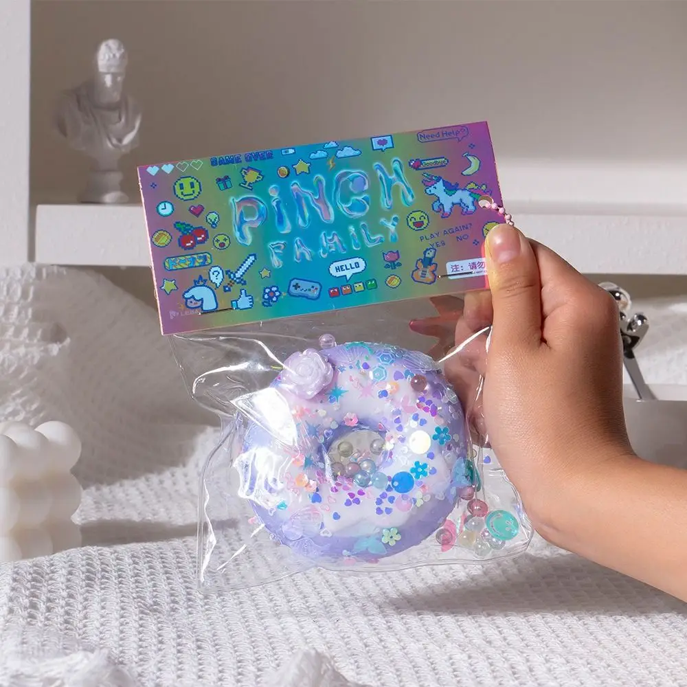 Креативные гигантские игрушки-пончики мягкие липкие декомпрессионные зажимные