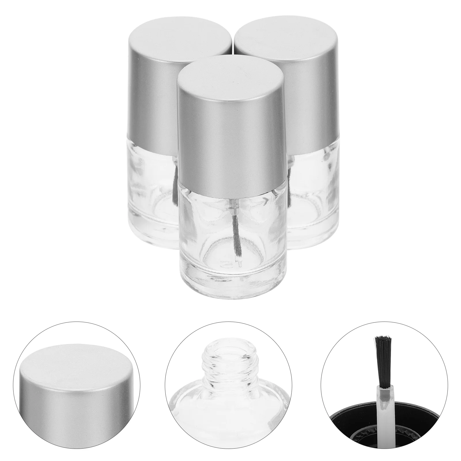 

10pcs Nail Polish Dispensers Bottles 10ml Nail Polish Refillable Empty Bottles