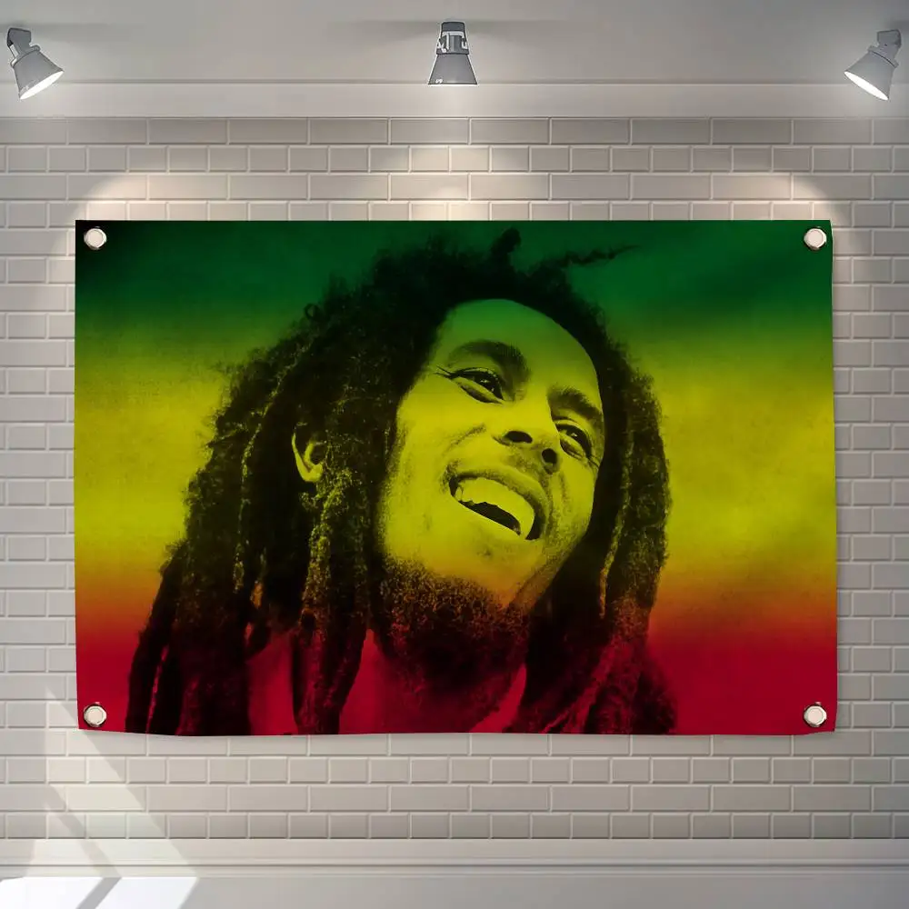 Флаг B-Bob Marley & The W-Wailers Exodus 150x200см, 60x90см, для украшения, для пикника на открытом воздухе, для вечеринок, для дома, для кемпинга, художественный подвесной баннер (art.: 3920dc554b396) - 3920dc554b396