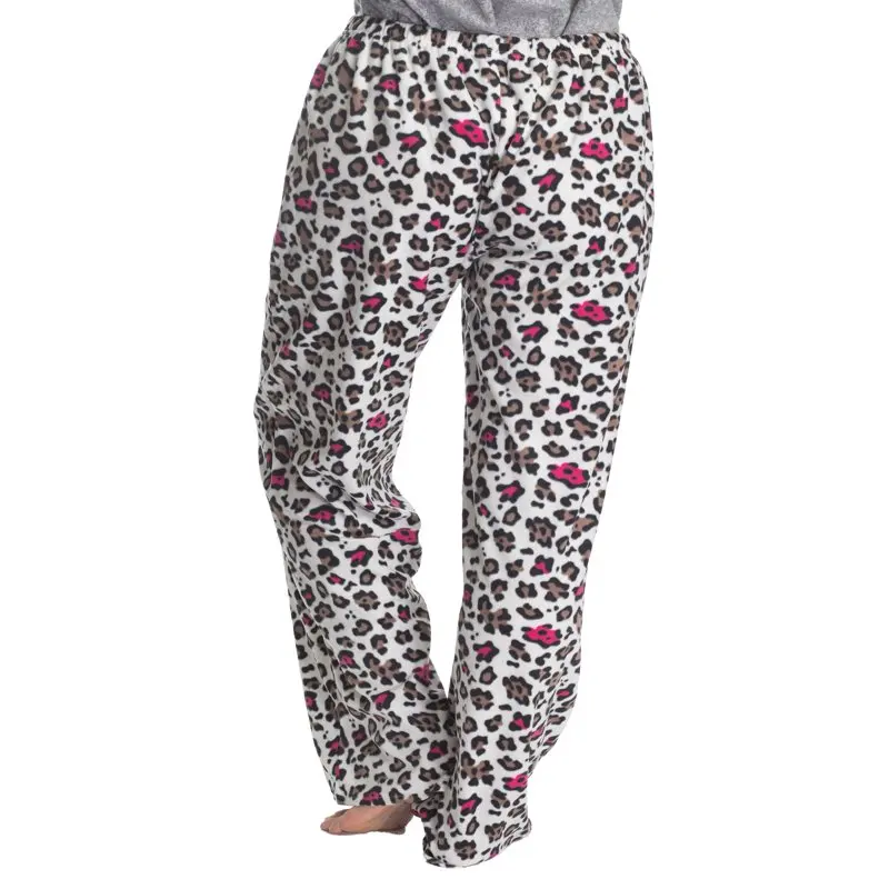 

Современные женские большие леопардовые флисовые брюки для сна-уютные, мягкие и удобные штаны для бега.