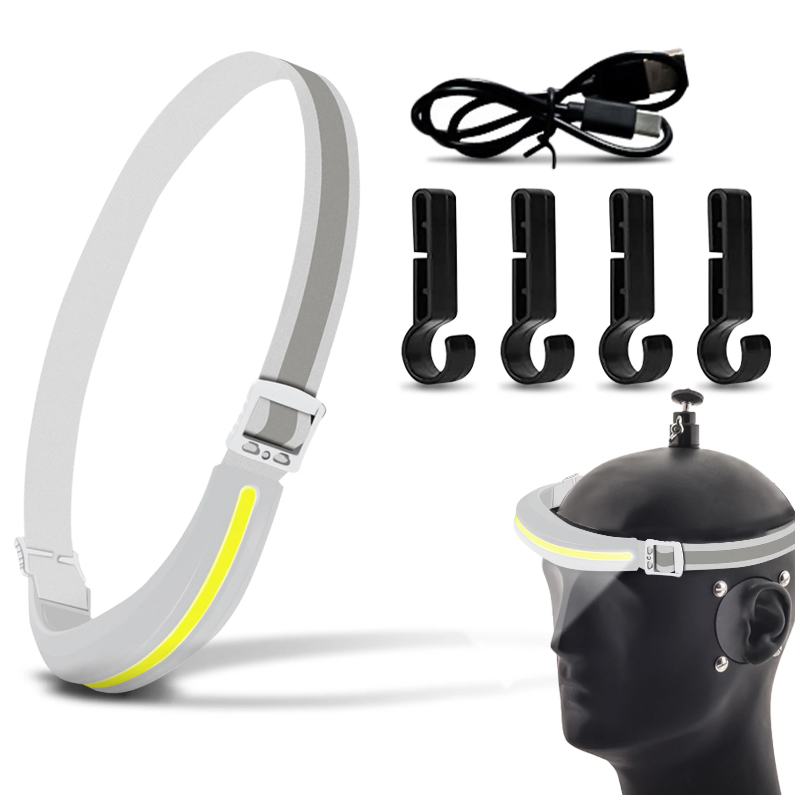 

Налобный фонарь с аккумулятором 400 лм, 1200 мА · ч