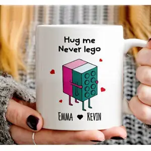 Новая кружка Vhug Me And Never Lego, забавная годовщина пары для мужа, жены, Boyfri