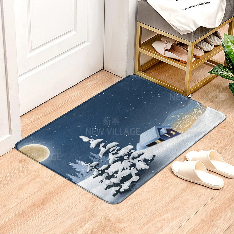 Цветной антискользящий ПВХ коврик для ванной