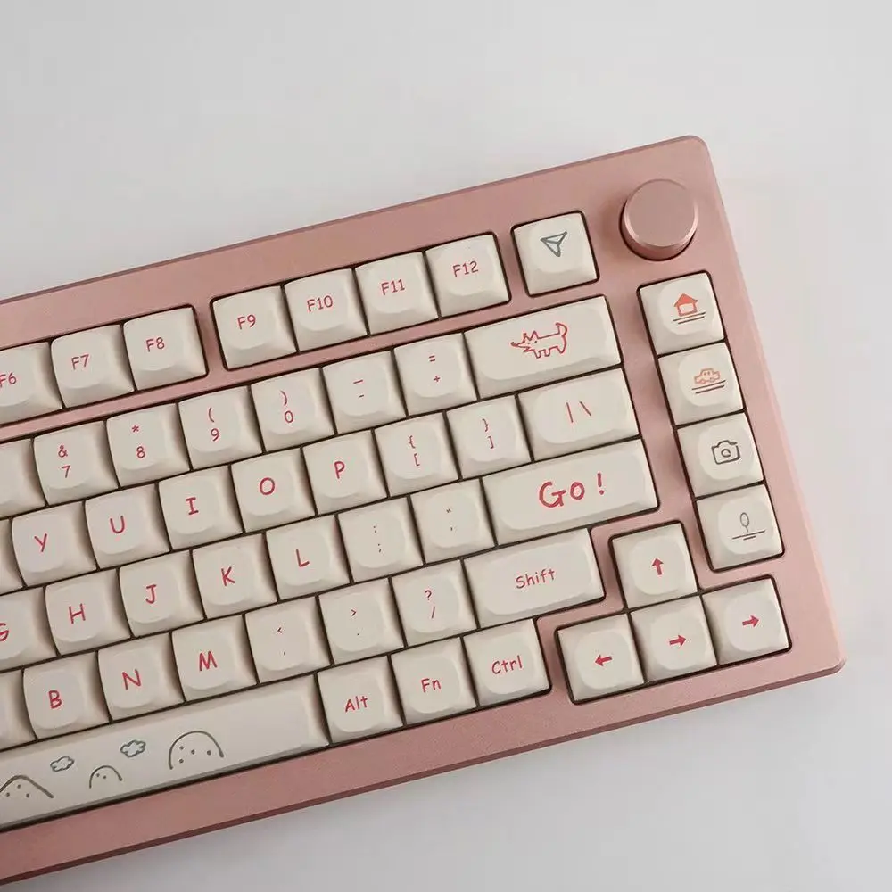 Колпачки для клавиш XDA PBT граффити 129 шт