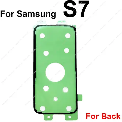 ЖК-дисплей экран клейкая задняя крышка батарейного отсека наклейка объектив камеры водонепроницаемая клейкая лента для Samsung Galaxy S6 S6 Edge S7 S7 Edge