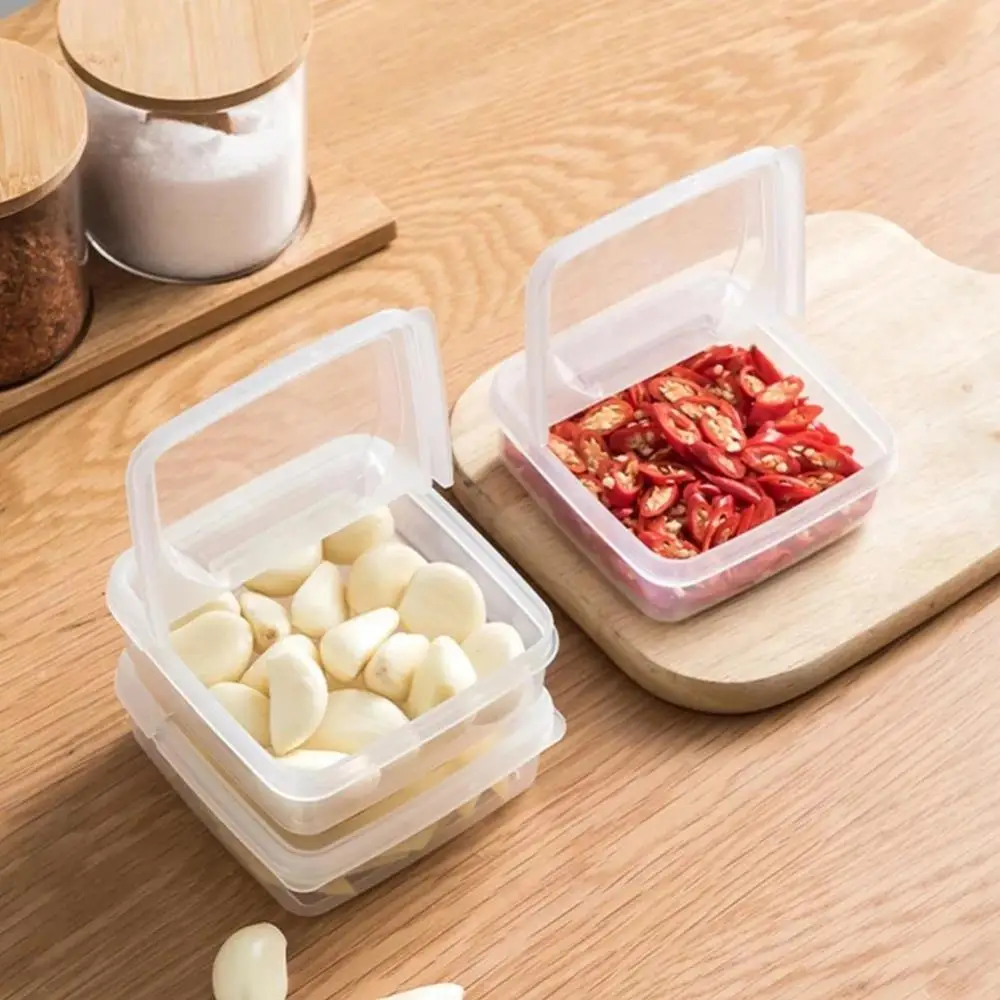 

250ml Fresh-keeping Case Food Storage Box Sealed Box 2pcs/set Plastic Butter Cheese Storage Box For Fruit Vegetable Container