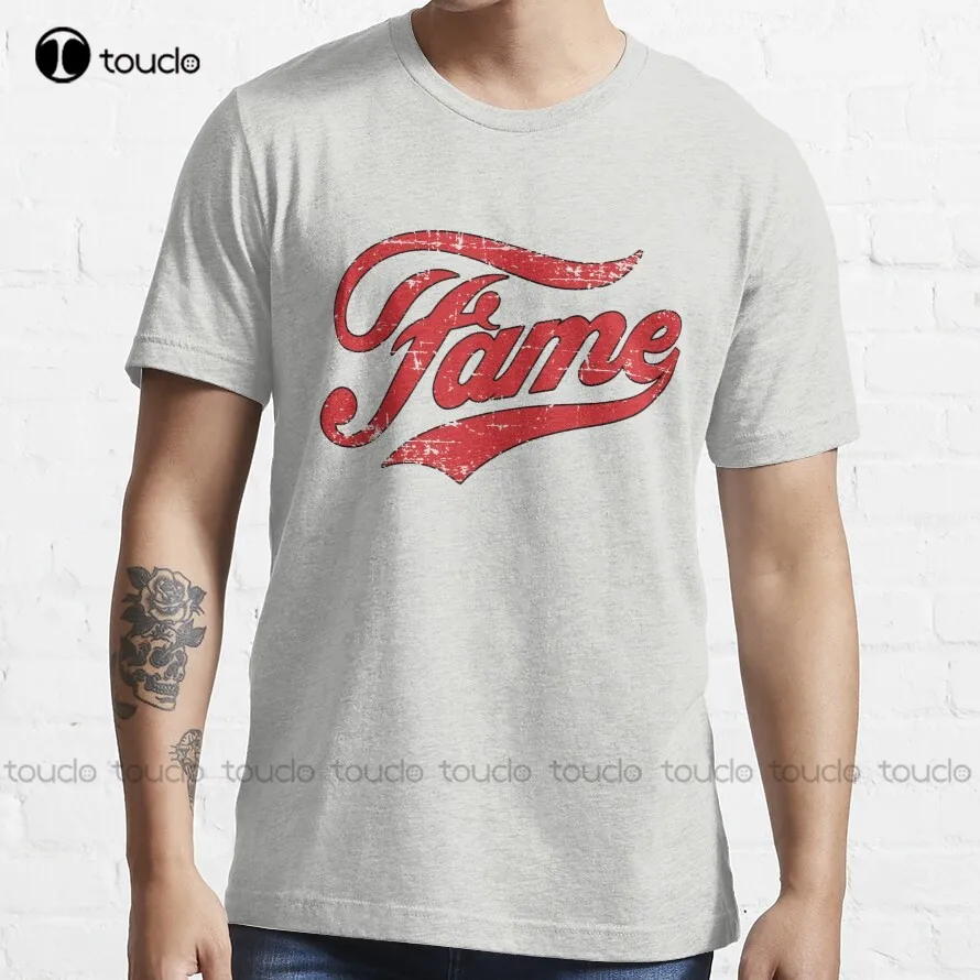

Fame Retro Vintage Distressed Faded T-Shirt Shirt Women Custom Aldult Teen Unisex Digital Printing Tee Shirt Xs-5Xl Cotton New