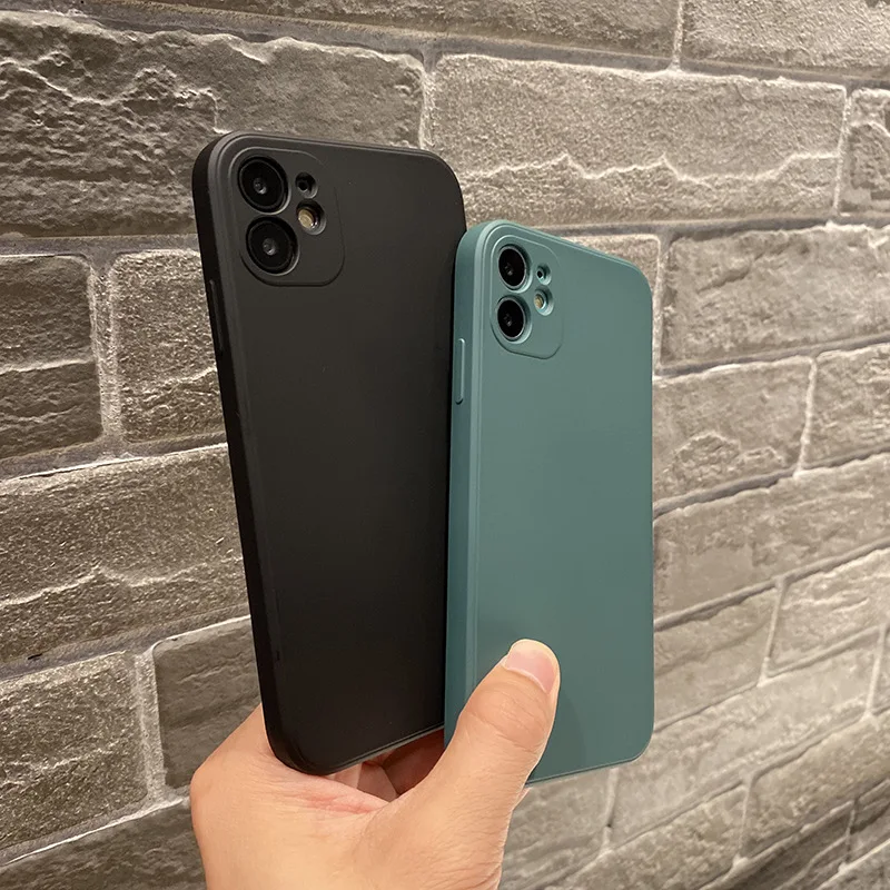 

Original Liquid Silicone Case For iPhone 11 Case Cover For iPhone 12 13 Pro Xs Max Mini 7 8 Plus Xr X 6 6s Shockproof Soft Cases