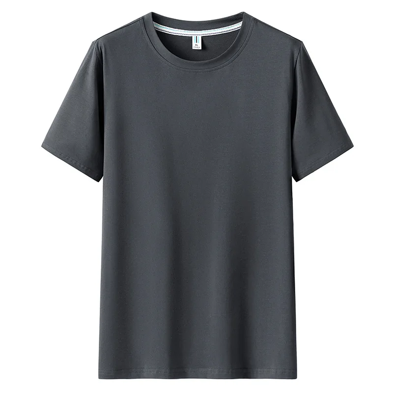 

Summer Tops Tees Male Clothing 9 Colors 2022 New Mens Solid Color T-Shirt O-Neck 95% Cotton Short Sleeve T Shirt for Man MY725