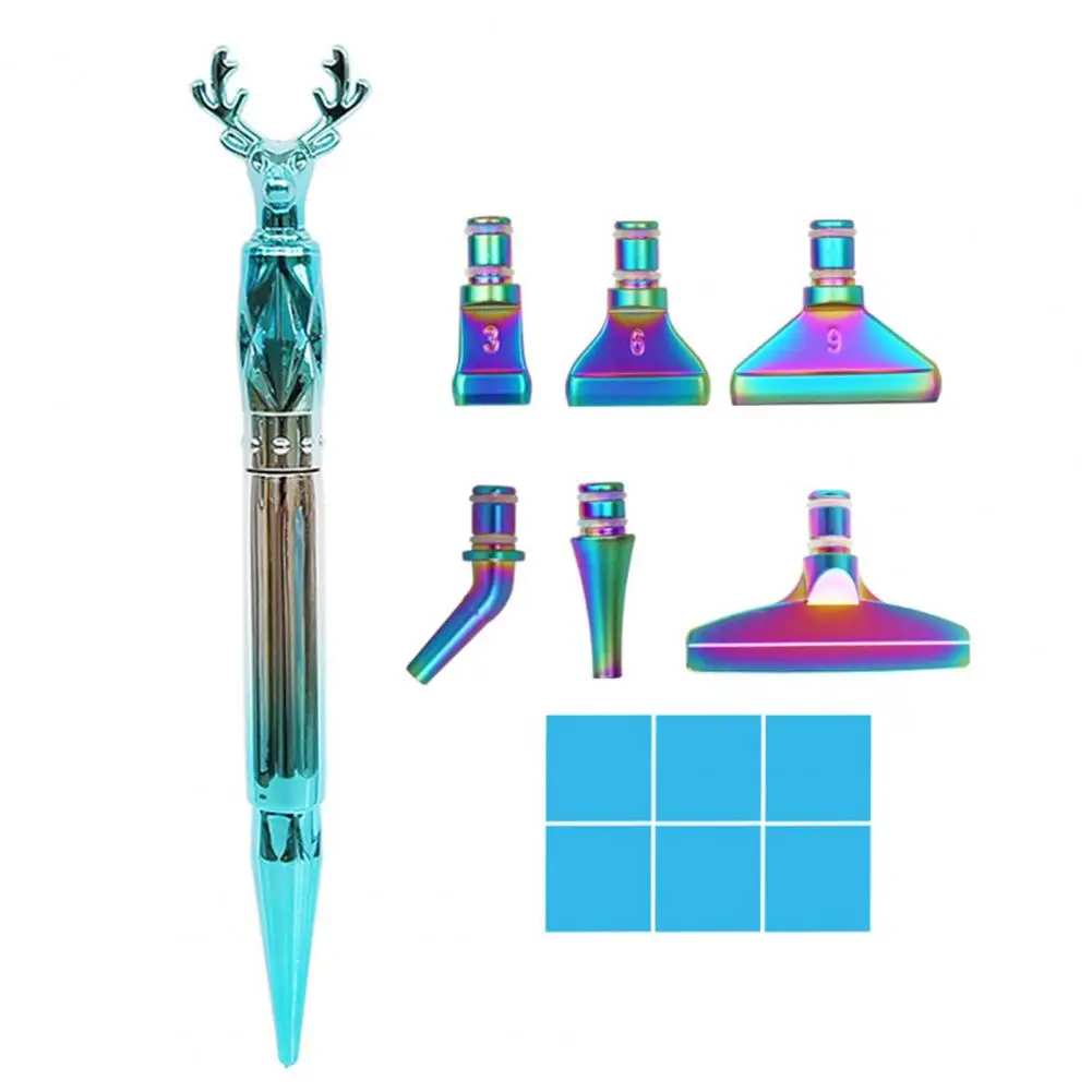1 Set Drill Pen Smooth Surface Lightweight Reusable Diamond Painting Pen for Home