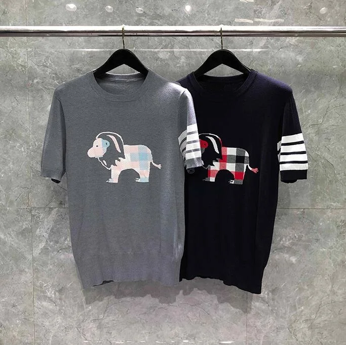 

Мужская приталенная футболка в полоску, с коротким рукавом и круглым вырезом