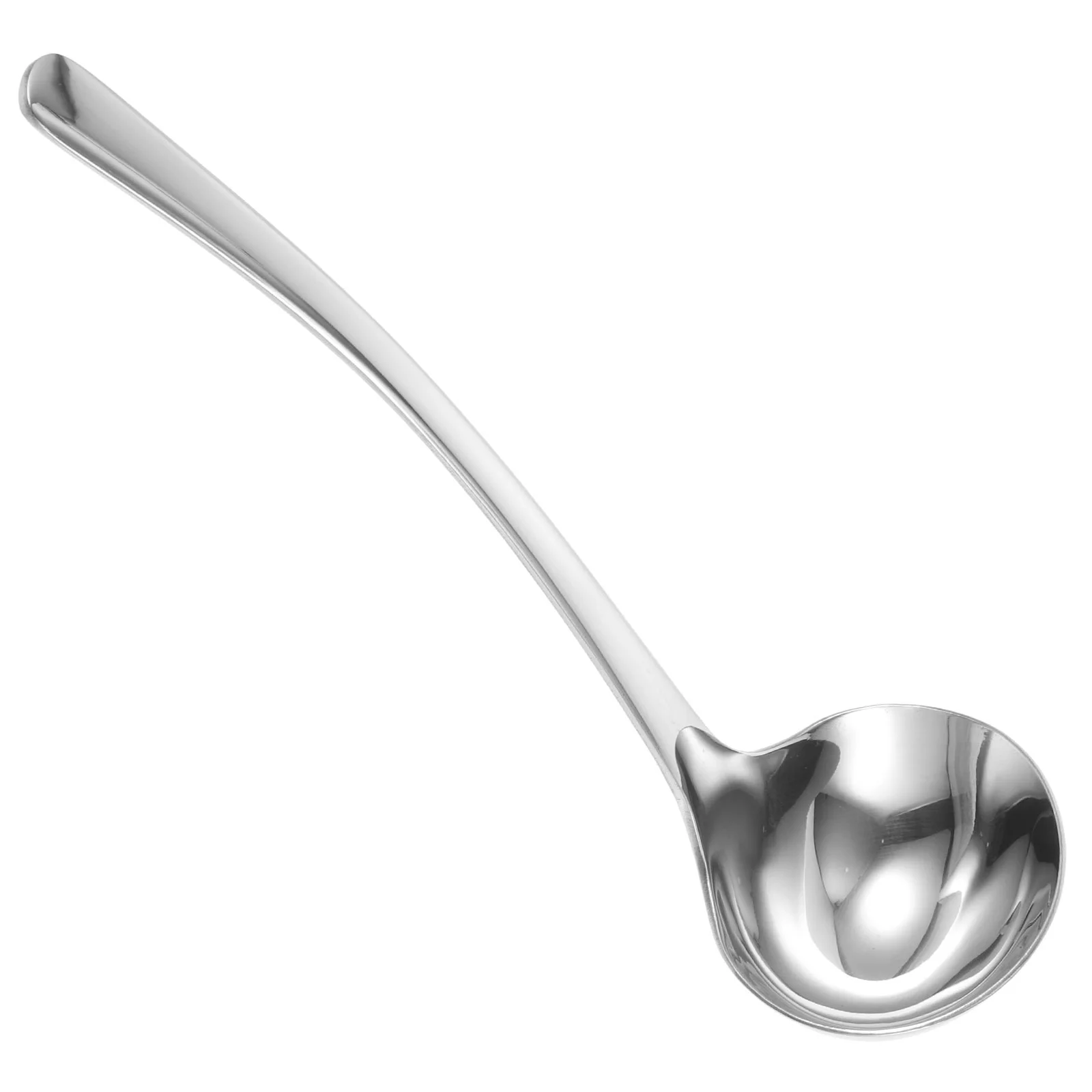 

Soup Ladle Stainless Steel Soup Serving Spoon Long Handle Mixing Spoon for Home Restaurant Soup Chili Gravy Salad Pancake