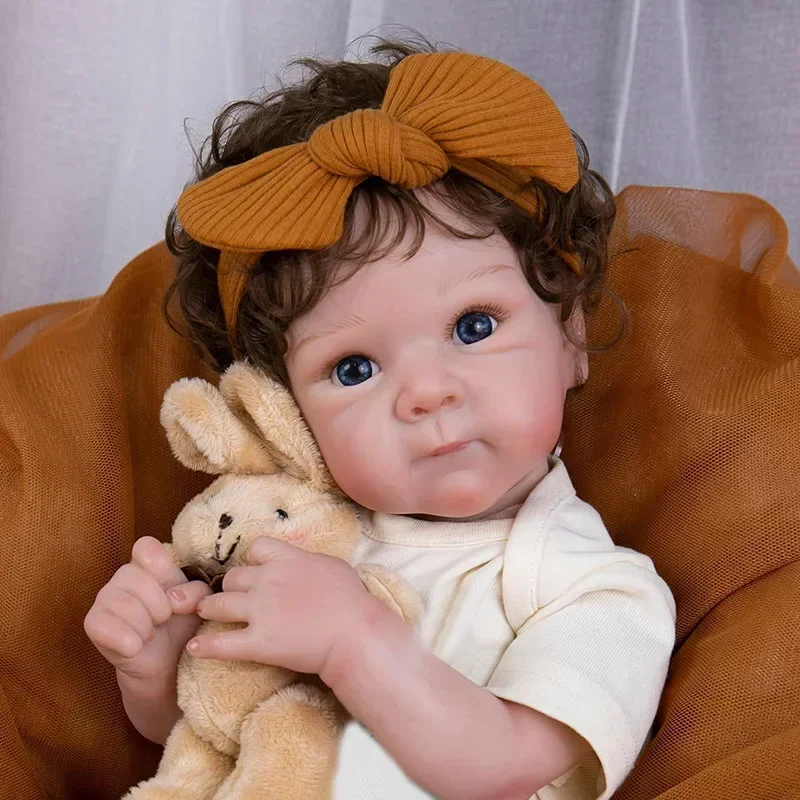 45 см кукла Bettie Reborn полностью виниловое тело для девочек и тканевое реалистичное