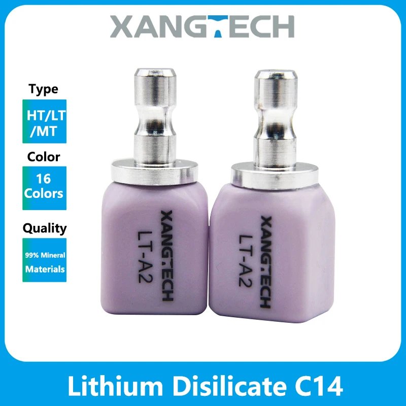 XANGTECH Дисиликат Лития C14 Блоки HT/LT для Sirona Cerec