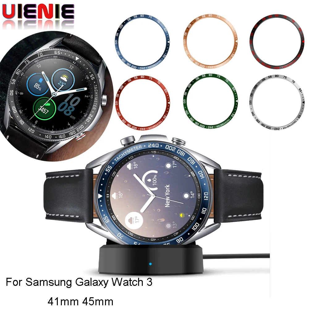 

Bezel Ring Styling Frame Case for Samsung Galaxy Watch 3 41mm 45mm Bracelet Stainless Steel Cover Anti-scratch Protection Ring