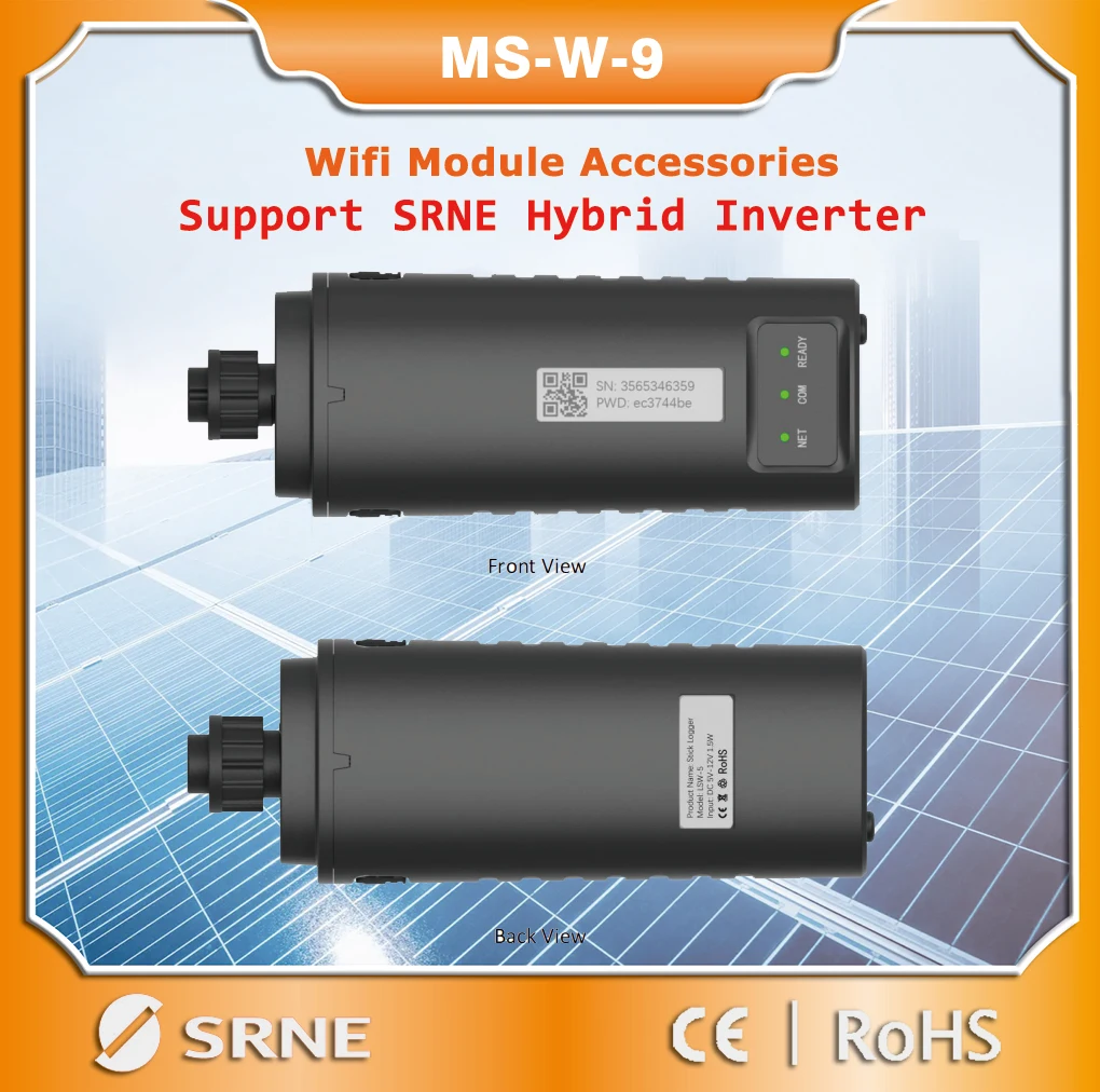 

SRNE Беспроводной модуль WiFi для инвертора MS-W-09