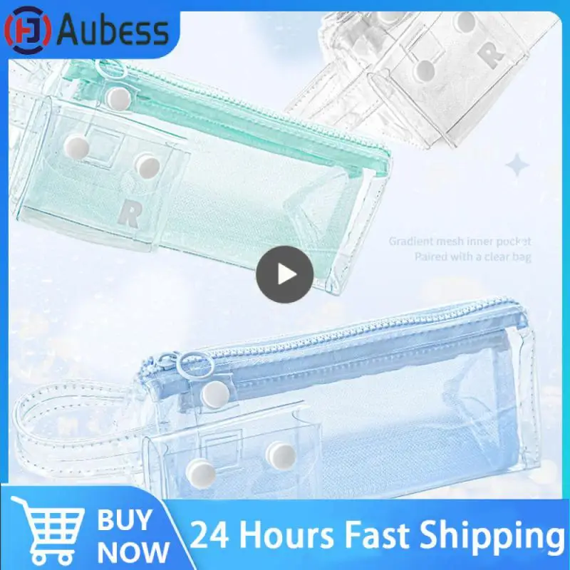 

Высококачественный прозрачный Карандаш Чехол прочный вместительный портативный органайзер для хранения канцелярских принадлежностей для колледжа