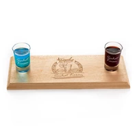 custom 2 shot glass set with shot glasswhisky shot glassesmini glass cups for liqueur vodka glasstequila cups holder rack