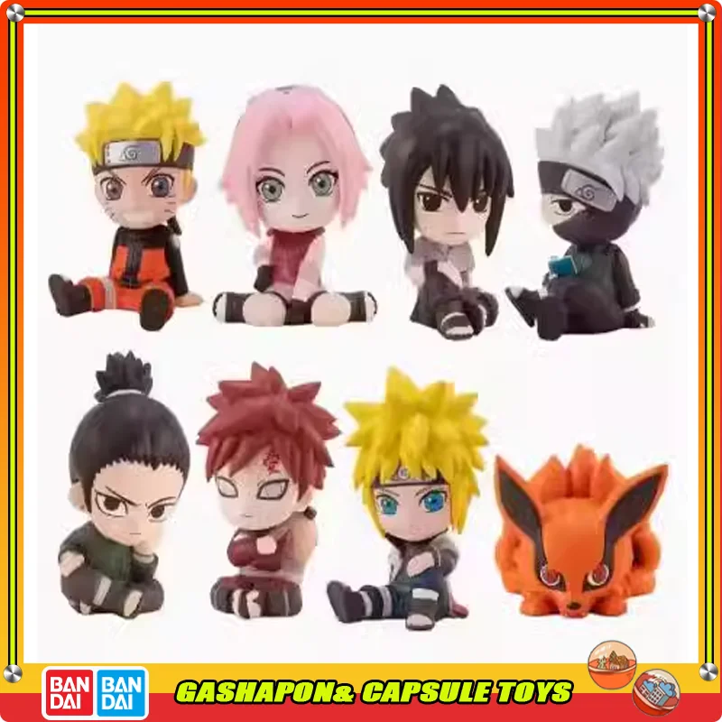 Фигурки героев BANDAI NARUTO модель Sasuke Sakura Kakashi Shikamaru Minato Gaara Kurama EX CASHAPON