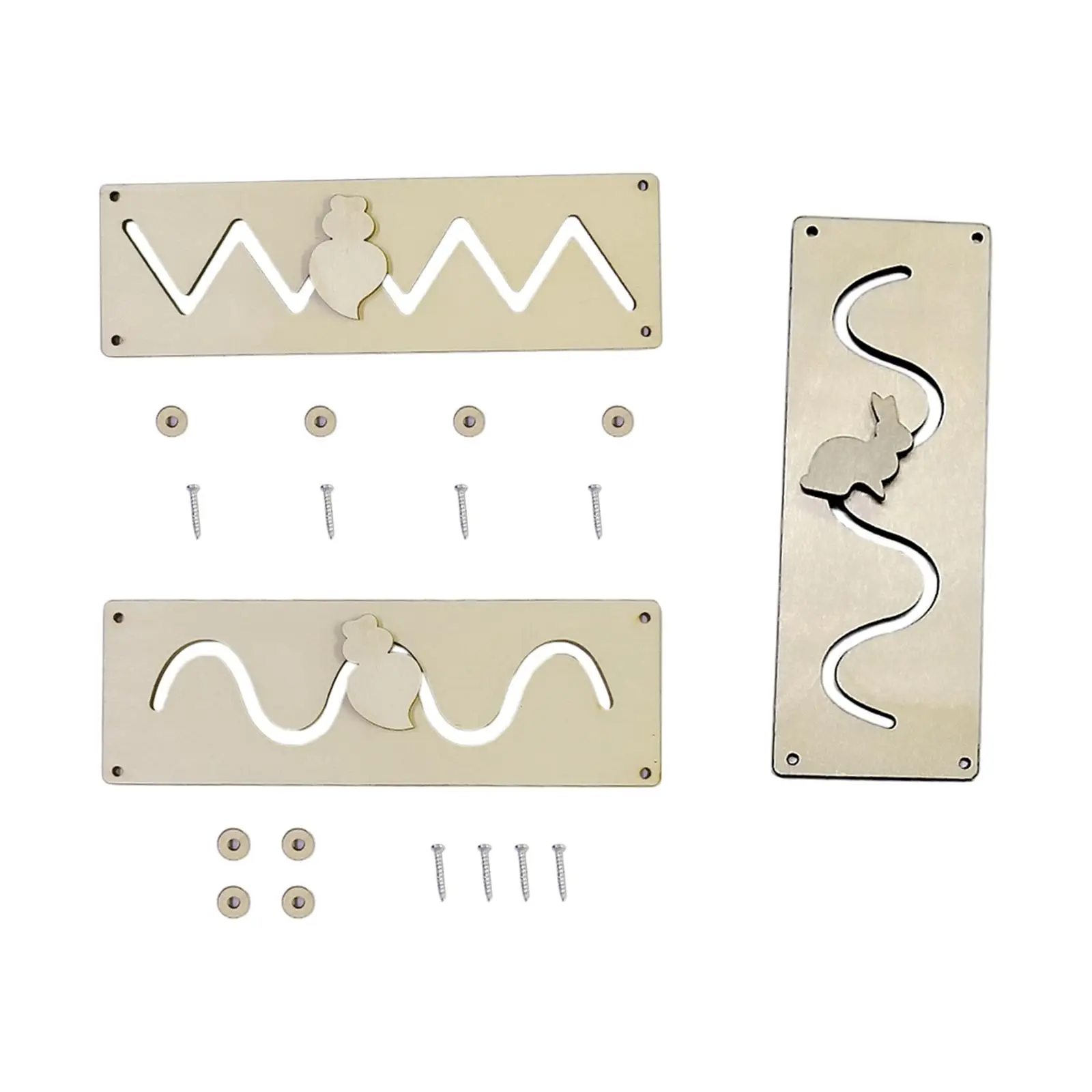 

Montessori Toy Sensory Busy Boards Accessories Slide Rail Puzzle Child Busy Board DIY Parts Educational Toys Learning Skill Toy