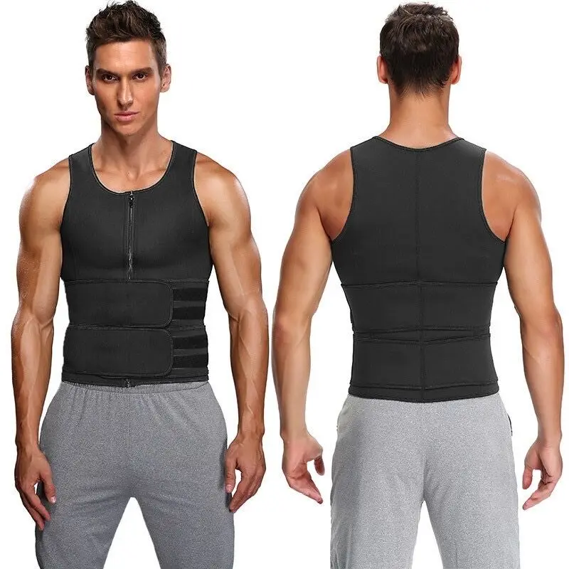 

Men Body Shaper Waist Trainer Sweat Vest Slimming Underwear Sauna Suit Workout Tank Top Undershirt Shapewear Compression Shirt