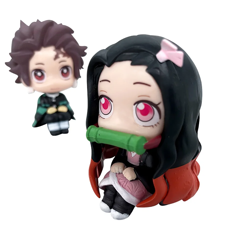 

Милая фигурка рассекающего демонов, экшн-фигурка незуко, аниме танжиро незуко, игрушечная фигурка, игрушечная фигурка рассекающего демонов...