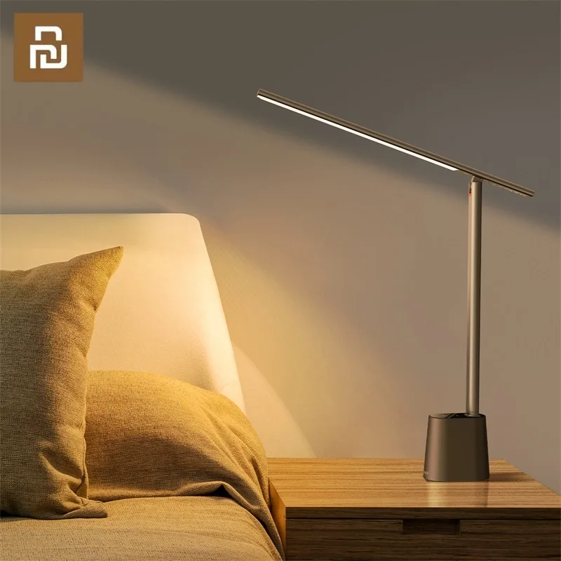 

Youpin Baseus LED Bright Table Lamp Eye Protection Smart Desk Lamps Dimming Rechargeable Folding Reading Light For Bedroom Study