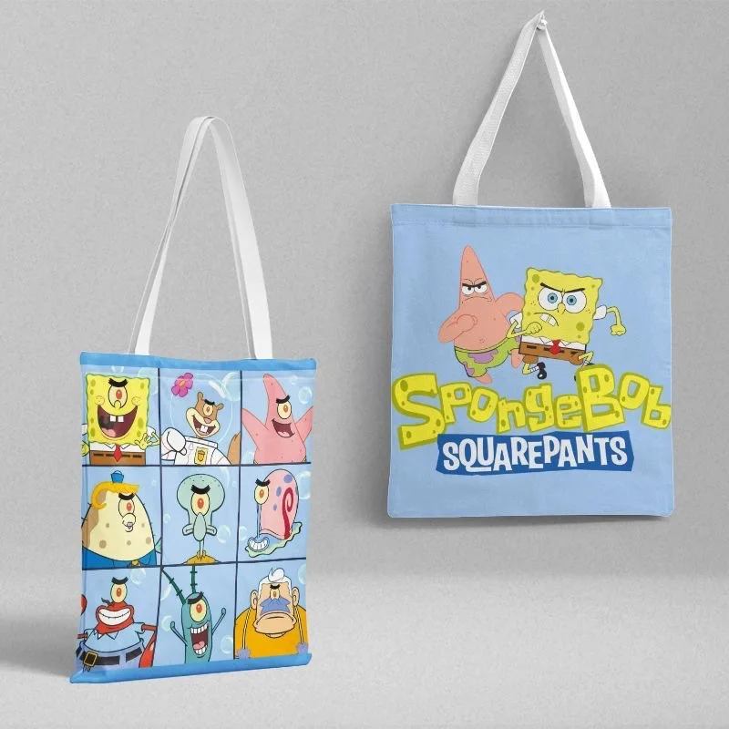 

Sponge Darling Ōboshi Canvas Bag Cross-body Cartoon Girl Cute Bag Shopping Stationery Anime Bag Friendship Gift To Friends