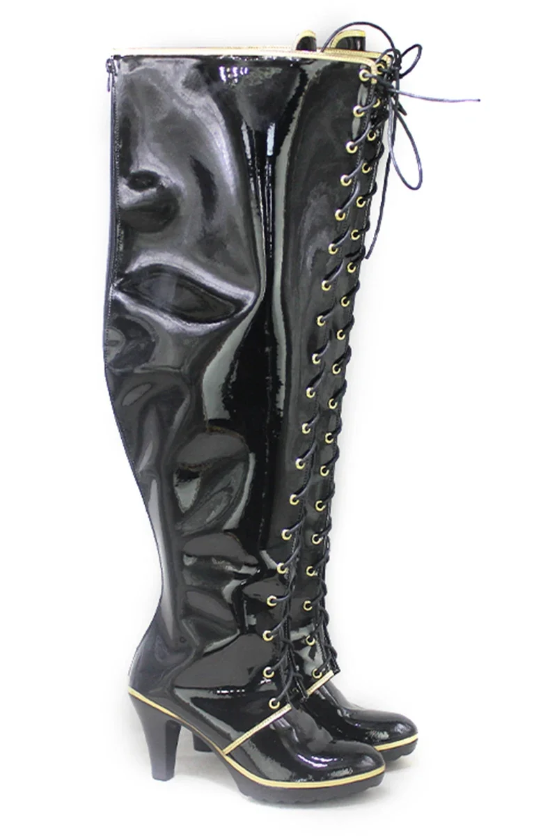 Ботинки для косплея Honjou Nia аниме дата реквизит в реальном времени искусственная