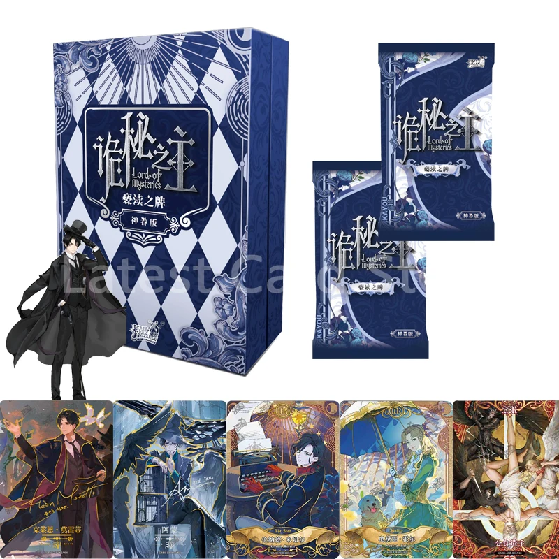 

Genuine Lord of Mysteries Blasphemy Card Box Collection Anime Characters Peripheral Rare Special BR Cards Table Toys Kids Gift