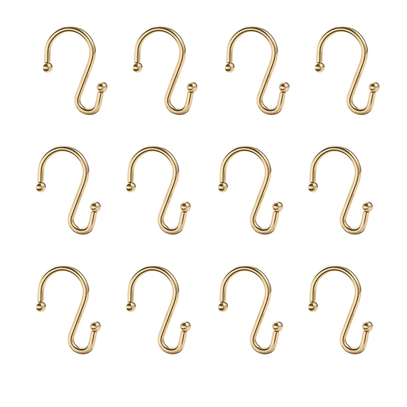 

Metal S Hook Cylindrical Hook Shower Curtain Hook Curtain Hook Sticky Hook Curtain Hook Hardware Hook
