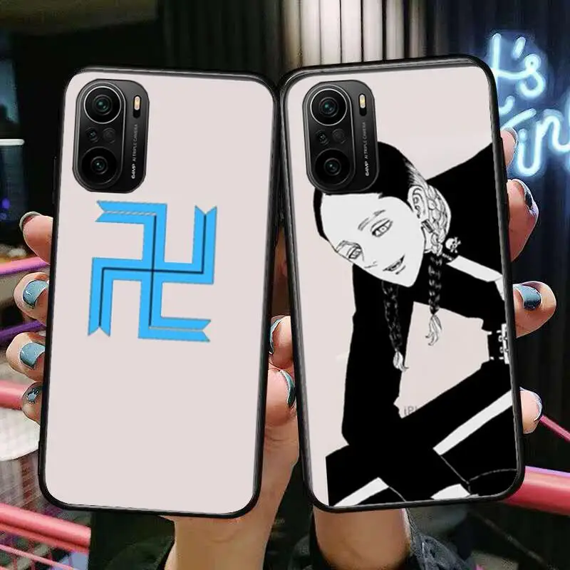 

Tokyo Revengers Phone Case For xiaomi redmi POCO F1 F2 F3 X3 Pro M3 9C 10T Lite NFC Black Cover Silicone Back Prett mi 10 ultra