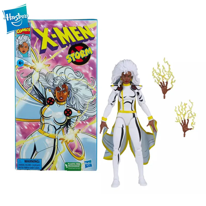 

Hasbro Marvel Legends X-Men Storm 6 Inch Genuine Anime Action Figure Collectible Model Active Joint Kids Toy Birthday Gift