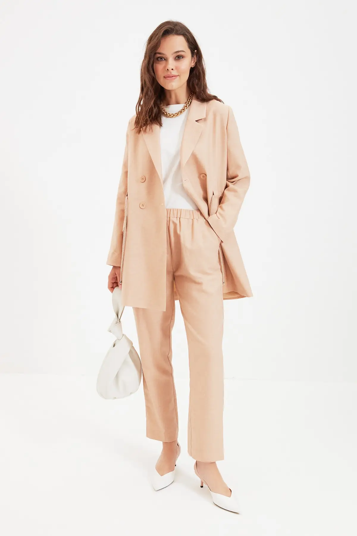 

Trendyol Shirt Collar Sub-Top Suit TCTAW22US0005