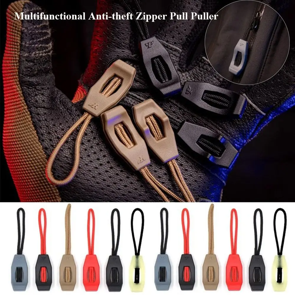 

Multifunctional Zipper Pull High Quality Anti-theft 5 Colors Fixer Zip Cord Replacement Clips Travel Carrying Bag