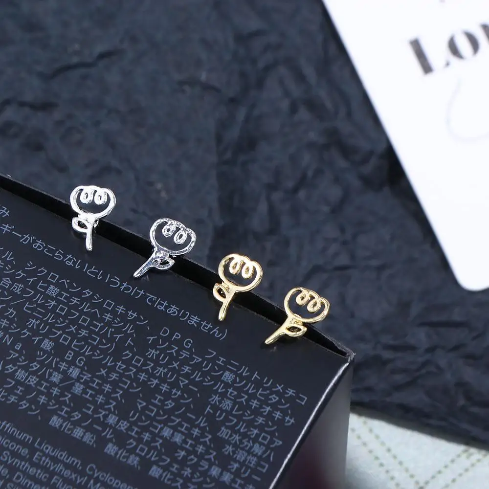 

Alloy Tulip Flower Girl Gift Fashion Jewelry Sweet Korean Style Earrings Ear Studs Women Mini Earrings Stud Earrings