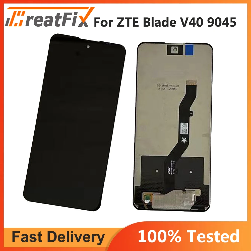Фото Для ZTE Blade V40 9045 ЖК-дисплей с цифровым преобразователем сенсорного экрана для ZTE Blade V40 Vita 8045 V40 Smart 7040 V40 Design 8046 ЖК-сенсор №2