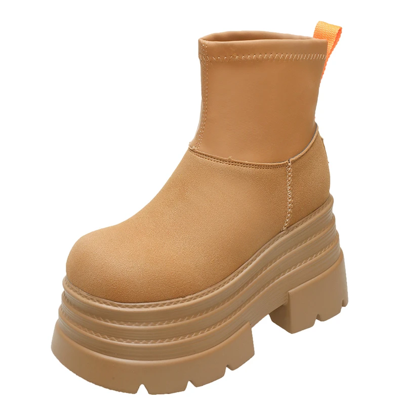 Женские кожаные ботильоны зимние теплые ботинки на меху короткие в британском