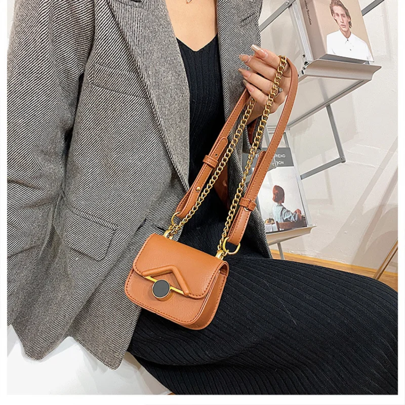 Crossbody Bag for Kids Lady Handbag Leather Mini Shoulder Cute Purse for Women with Small Storage Funny Lipstick Kids Purse