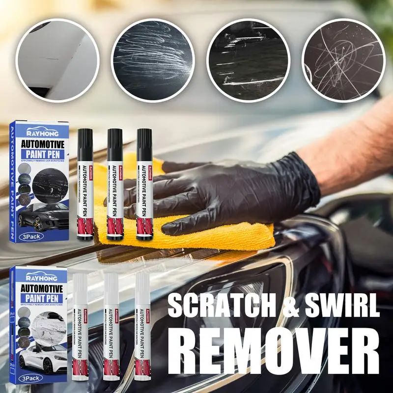 

Paint Pen For Cars Water-Resistant Car Scratch Removal Pen Vehicle Scratch Repair Pen Marker Paint